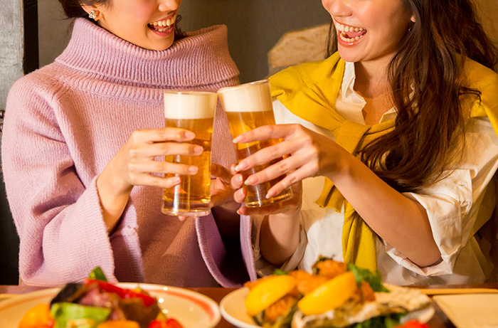 気の合う仲間と大人女子会