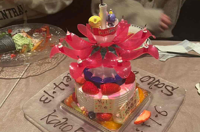 お誕生日のお祝いに
